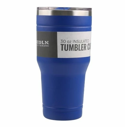 Lincoln Outfitters 30oz. Stainless Steel Blue Tumbler 30LO287 - Camp Kitchen - Image 2