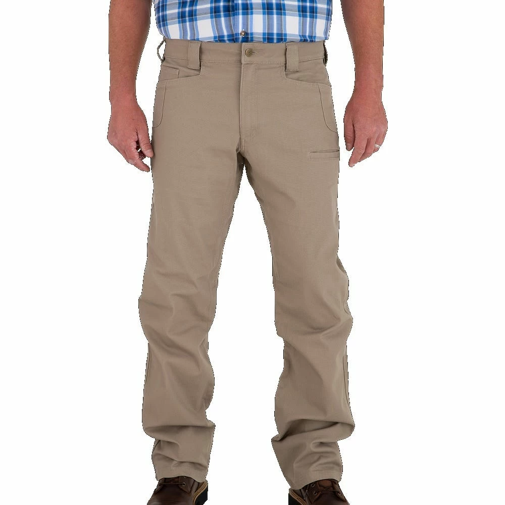 Lincoln Outfitters Men's Flex Canvas Work Pants Khaki - 100085-KH