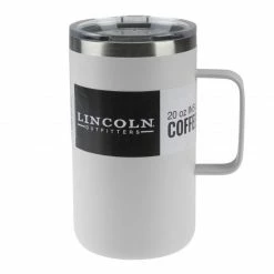 Lincoln Outfitters 20 Oz. Coffee Mug White 87-961-0204 - Water Bottles & Hydration