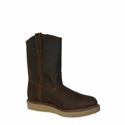 Lincoln Outfitters Men's Leather Roper Work Boot Brown - L9M02W - Men's Boots