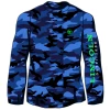 LO Youth Boy's LO Circle Long Sleeve T-Shirt Blue Camo - LOYCMM-03 - T-Shirts