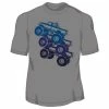 Lincoln Outfitters Youth Boy's Moisture Management Monster Trucks Short Sleeve T-Shirt - LOYMMSS-01 - T-Shirts