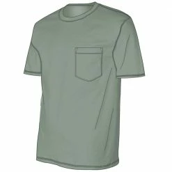 Lincoln Outfitters Men's Heavyweight Pocket T-Shirt - LOPK-01-SAGE