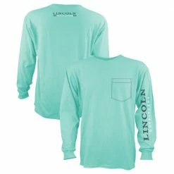 Lincoln Outfitters Men's Heavyweight Long Sleeve Pocket Graphic Tee Beach Glass- LOLSPK-01-BG - Long Sleeve Shirts