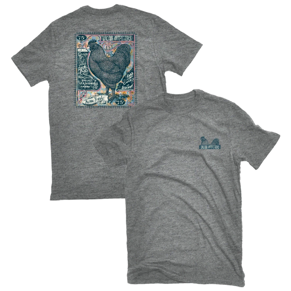 Lincoln Outfitters Ladies Short Sleeve T-shirt Graphite Heather - LO-L369 - Long Sleeve Shirts Women's