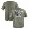 Lincoln Outfitters Strong Ladies Faith Family Green Short Sleeve T-Shirt - SGL-38 - T-Shirts