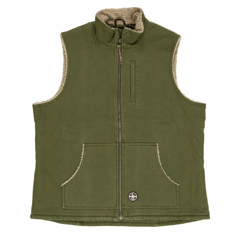 Lincoln Outfitters Women's Sherpa Lined Duck Vest - RLWV15CDG - Vests