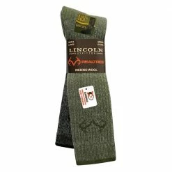Lincoln Outfitters Men's Elimishield Merino Wool Blend Boot Sock 2 Pack Green - RT/L22002-GRN - Socks