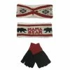 Lincoln Outfitters Women's Warm Hearted Headband and Glove Set Rust - P11710-RUS - Winter Headband and Glove Set
