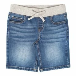 Lincoln Outfitters Girl's Pull-On Short with Knit Waistband - LOG7272XMW - Shorts