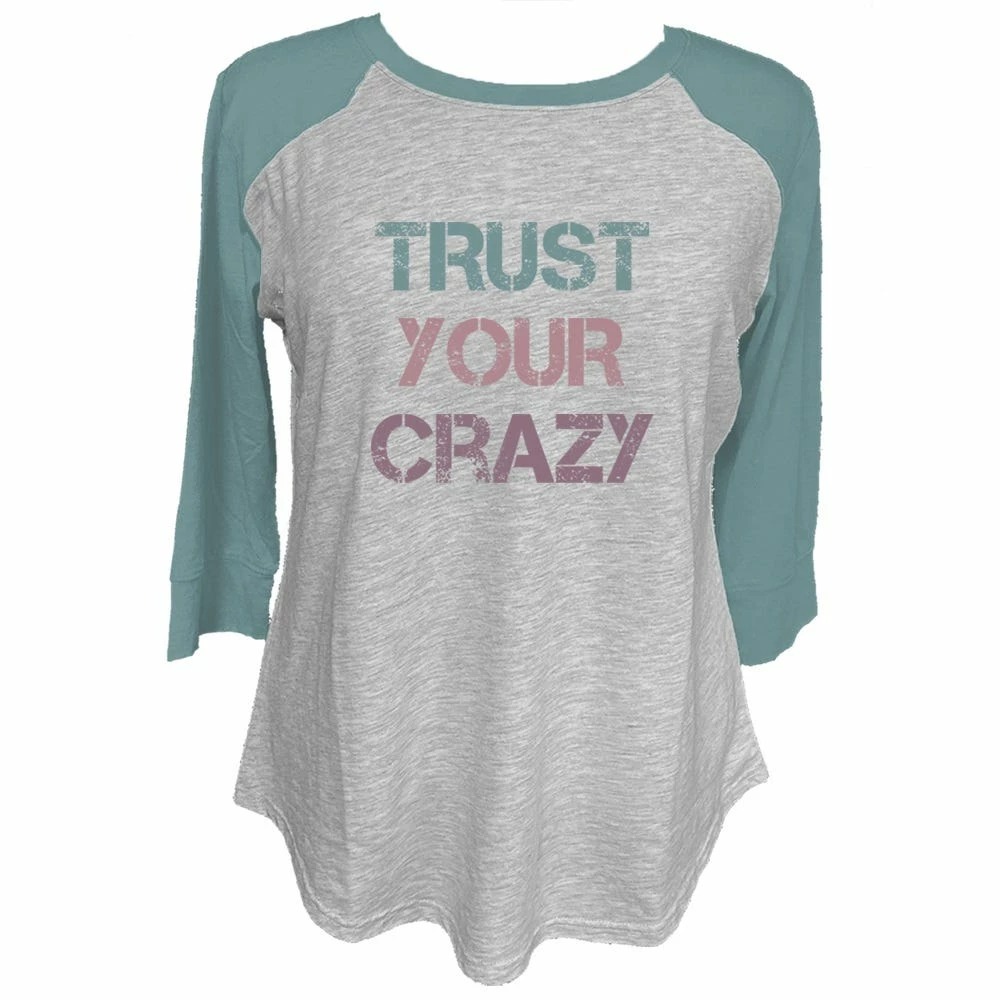 Lincoln Outfitters Ladies Long Sleeve Trust Your Crazy Aquifer T-Shirt - LO-LFW-06 - Long Sleeve Shirts Women's