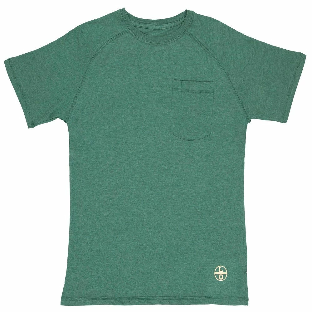 Lincoln Outfitter's Short Sleeve Performance Tee Green - RK2PN - T-Shirts