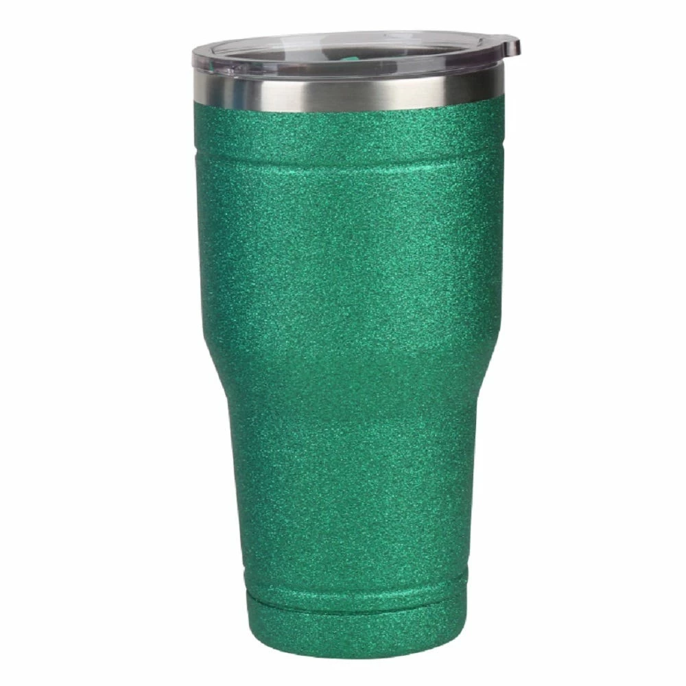 Lincoln Outfitters 30oz. Stainless Tumbler Glitter Green - 87-407-0204 - Water Bottles & Hydration - Image 2