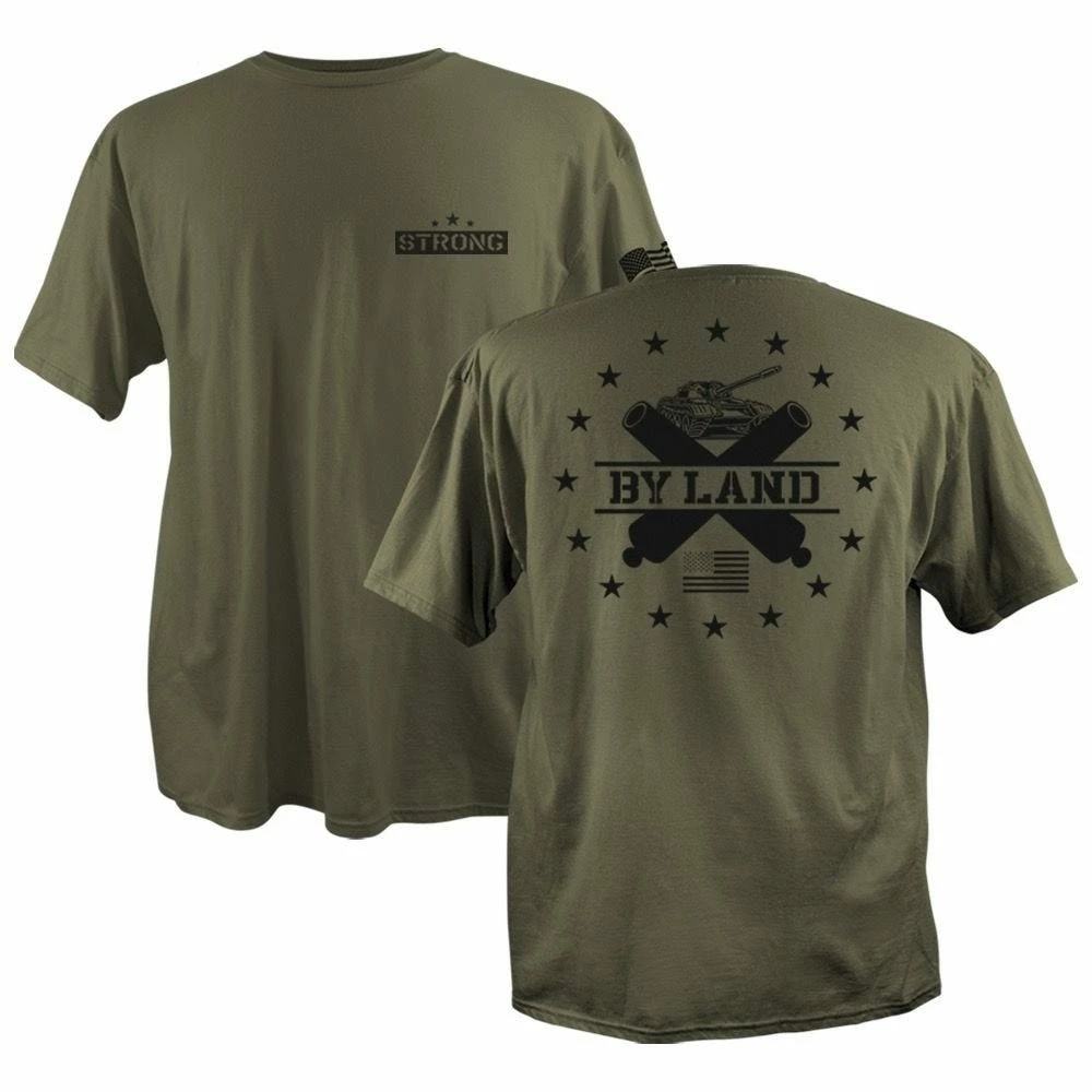 Lincoln Outfitters Men's By Land Short Sleeve T-Shirt - SG-83 - T-Shirts
