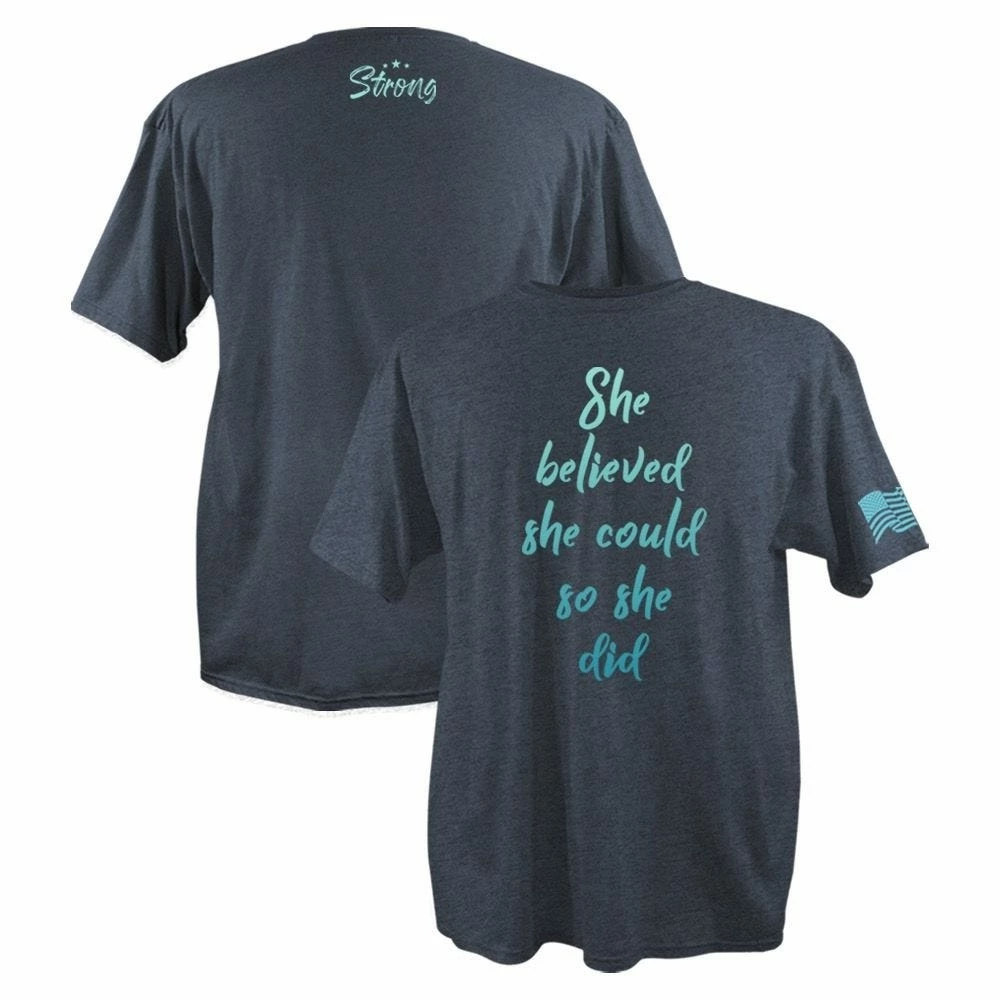 Lincoln Outfitters Strong Ladies So She Did Short Sleeve T-Shirt - SGL-32 - T-Shirts